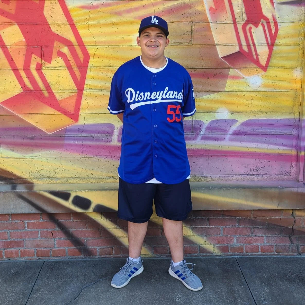 a Disneyland Baseball Jersey (Dodgers Blue)