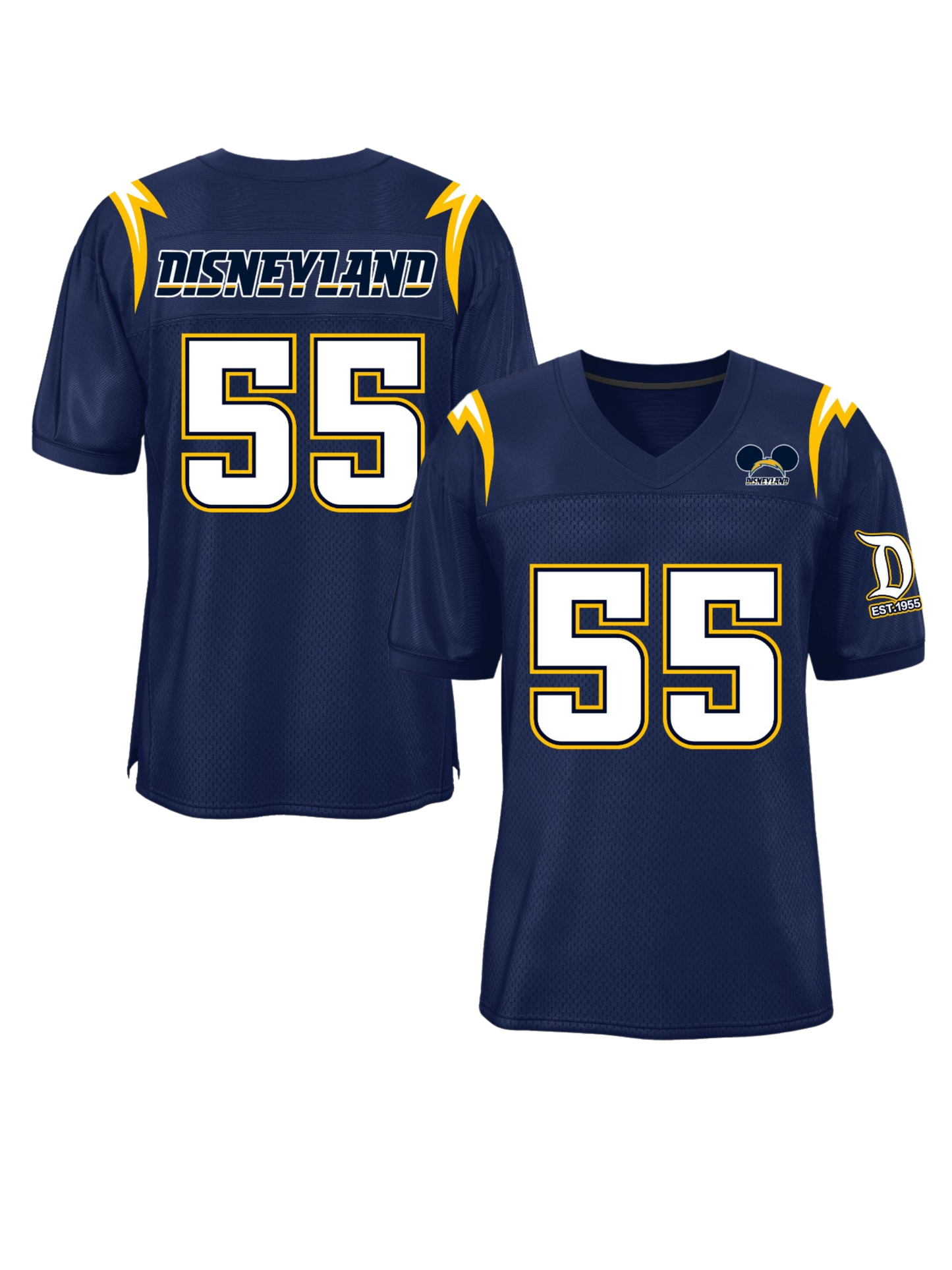 a Disneyland Football Jersey (Chargers Throwback Style)