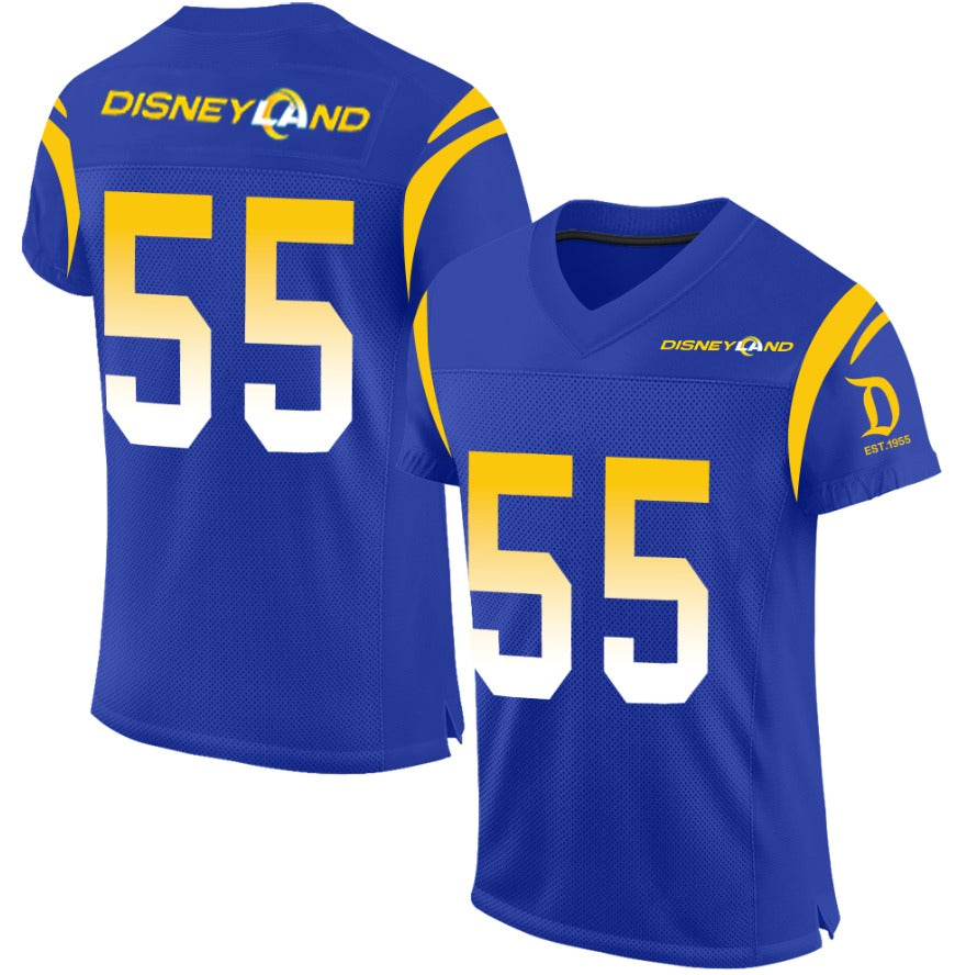 Disneyland Football Jersey (Rams Throwback Style)