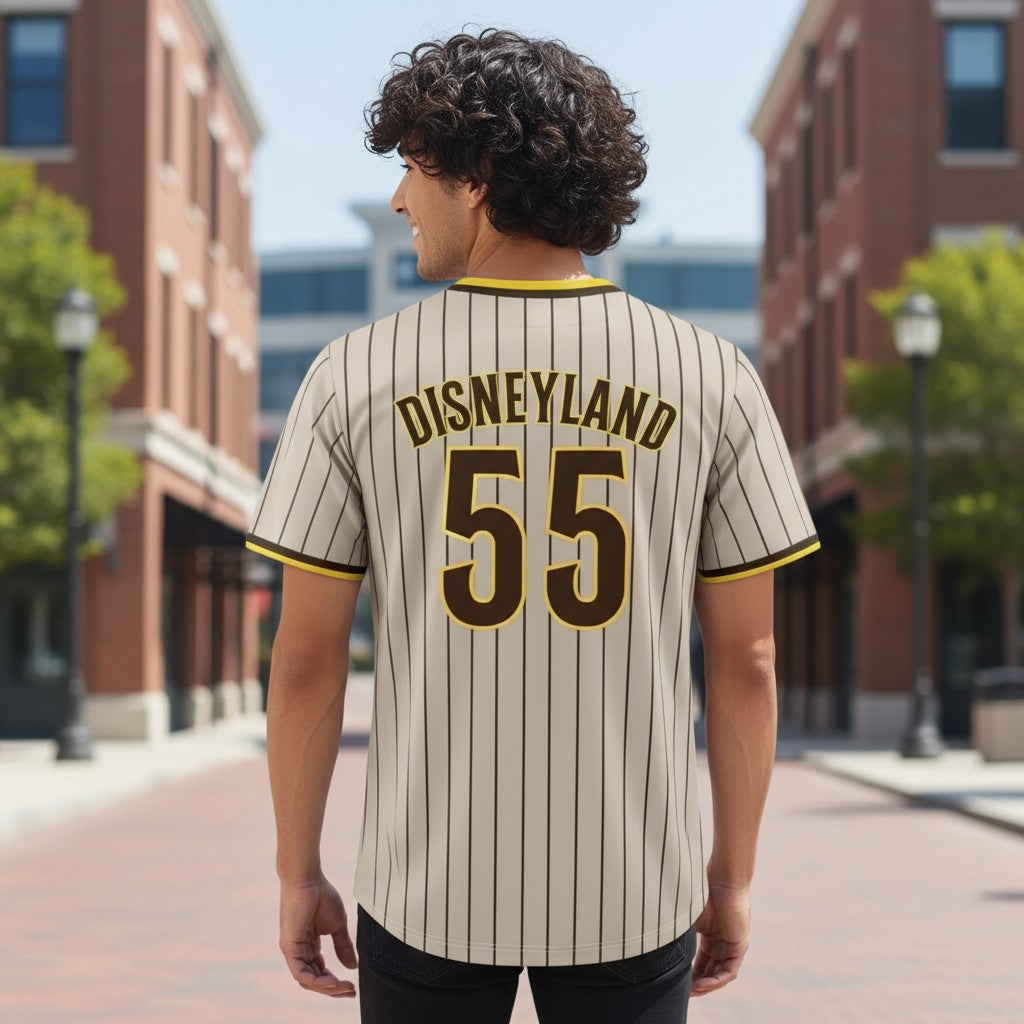 Disneyland Embroidered Jersey! (Padres Style - Limited to stock on hand)