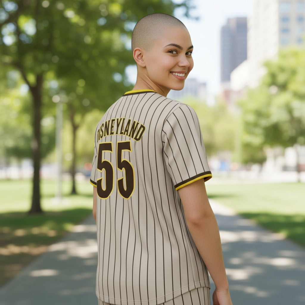 Disneyland Embroidered Jersey! (Padres Style - Limited to stock on hand)