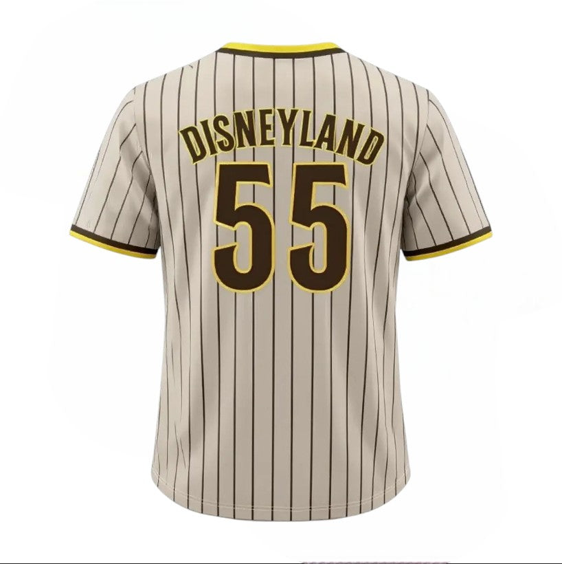 Disneyland Embroidered Jersey! (Padres Style - Limited to stock on hand)