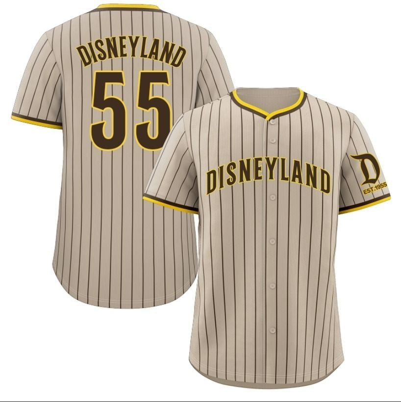 Disneyland Embroidered Jersey! (Padres Style - Limited to stock on hand)