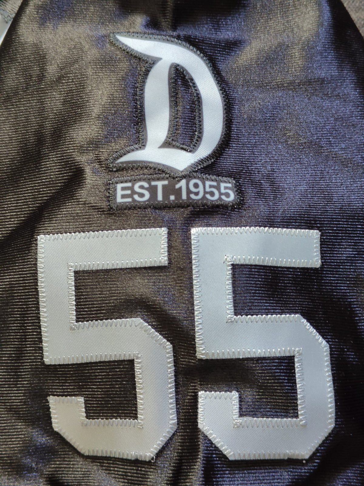 Football Jersey (Silver & Black Throwback)