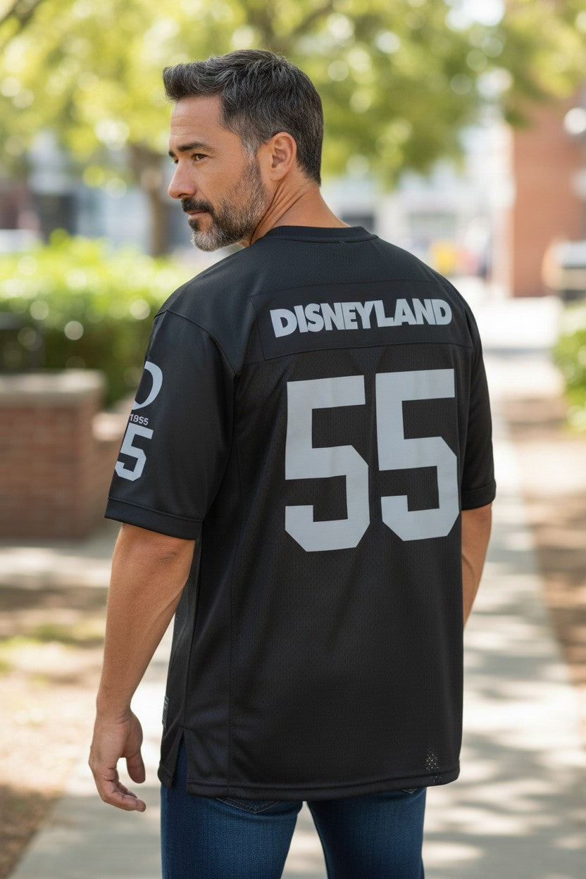 Football Jersey (Silver & Black Throwback)