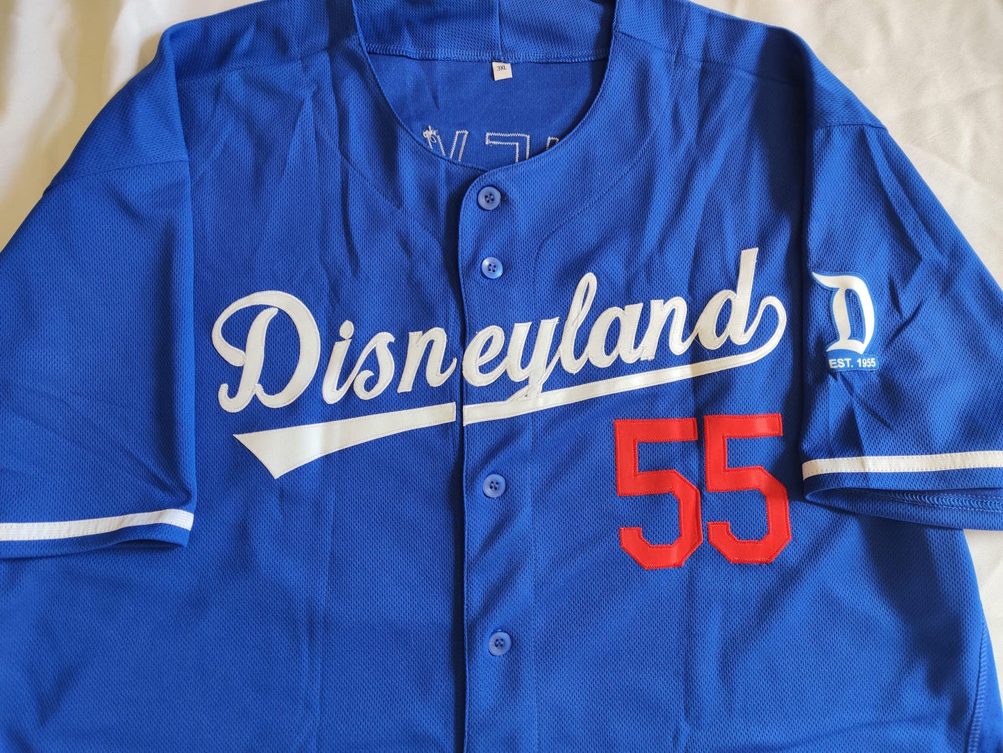 a Disneyland Baseball Jersey (Dodgers Blue)