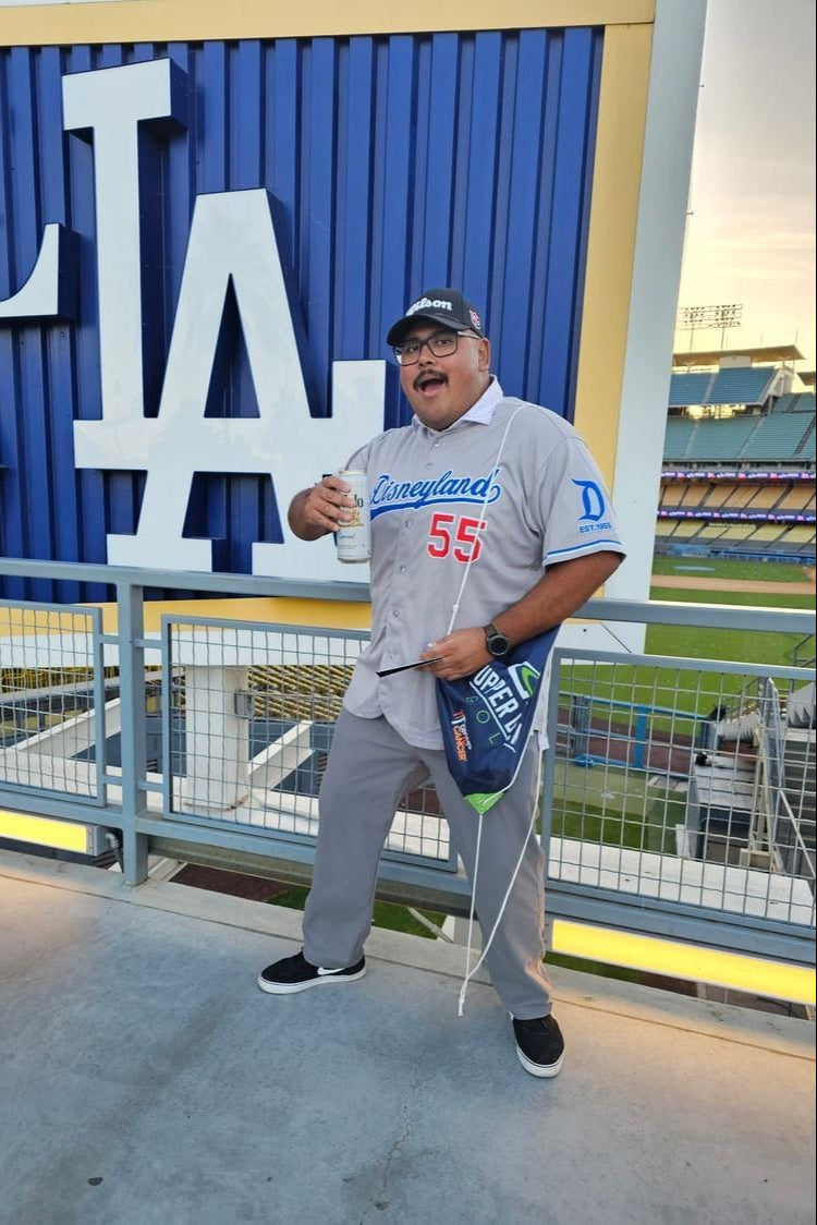 Disneyland Baseball Jersey (Dodgers Grey)