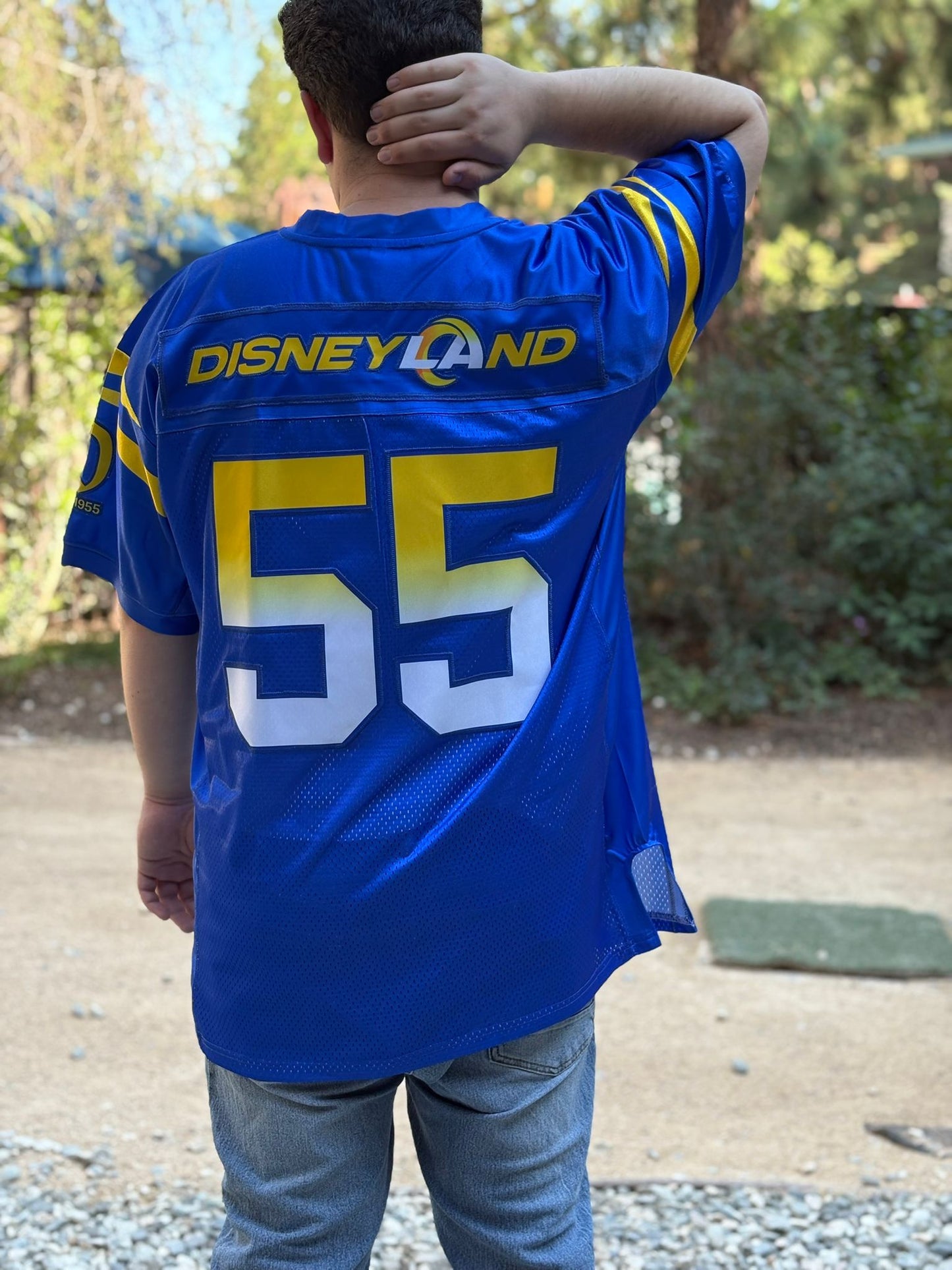 Disneyland Football Jersey (Rams Throwback Style)