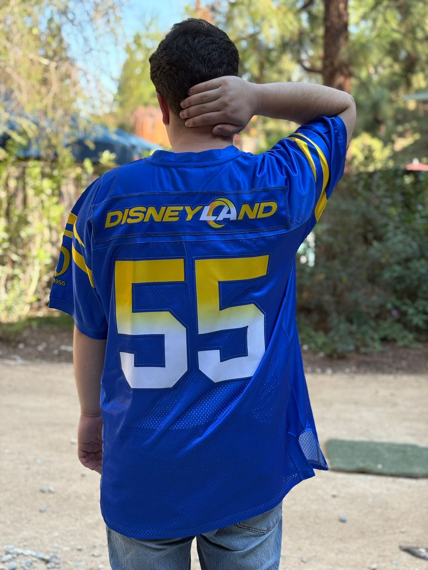 Disneyland Football Jersey (Rams Throwback Style)