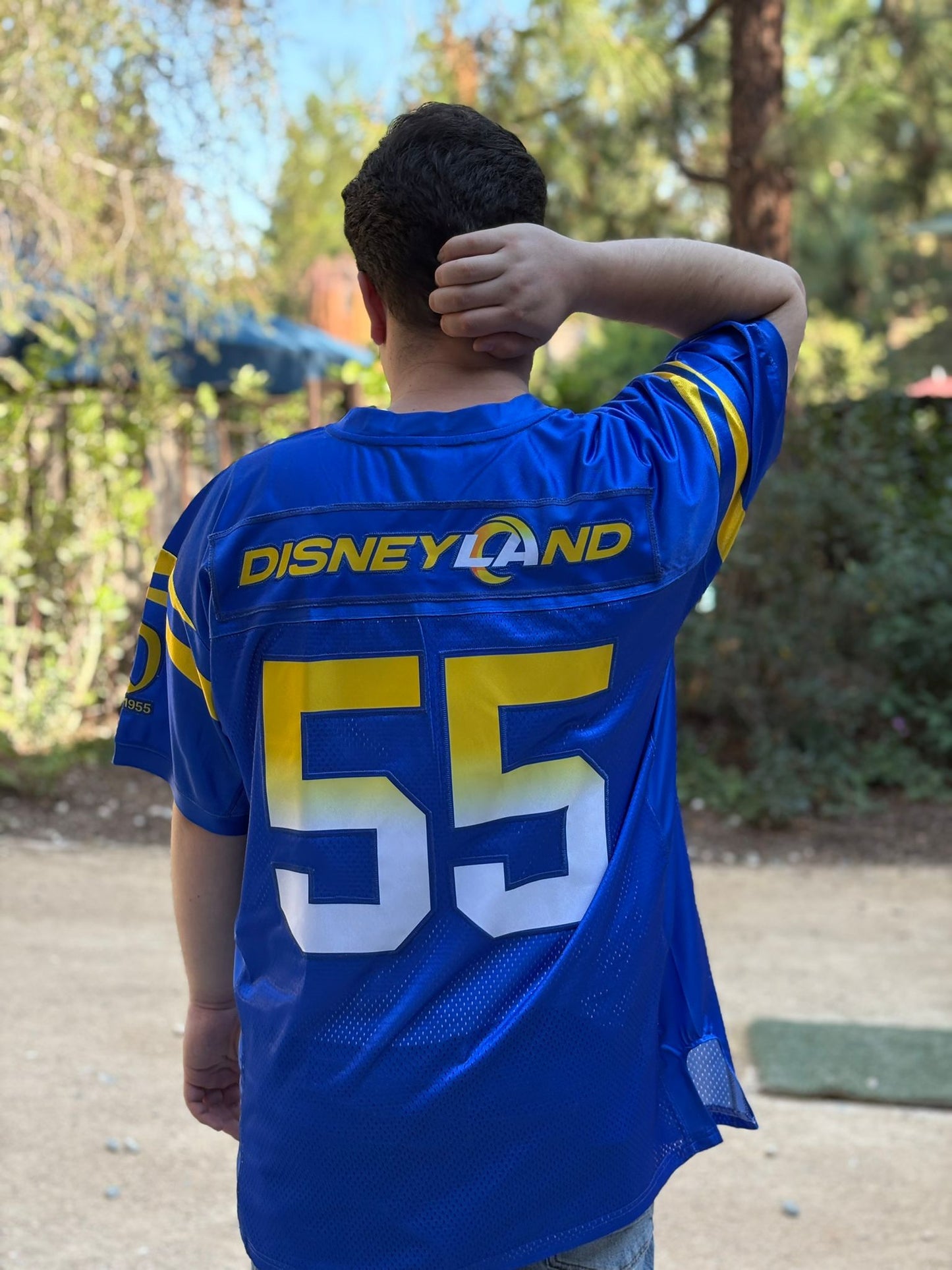 Disneyland Football Jersey (Rams Throwback Style)