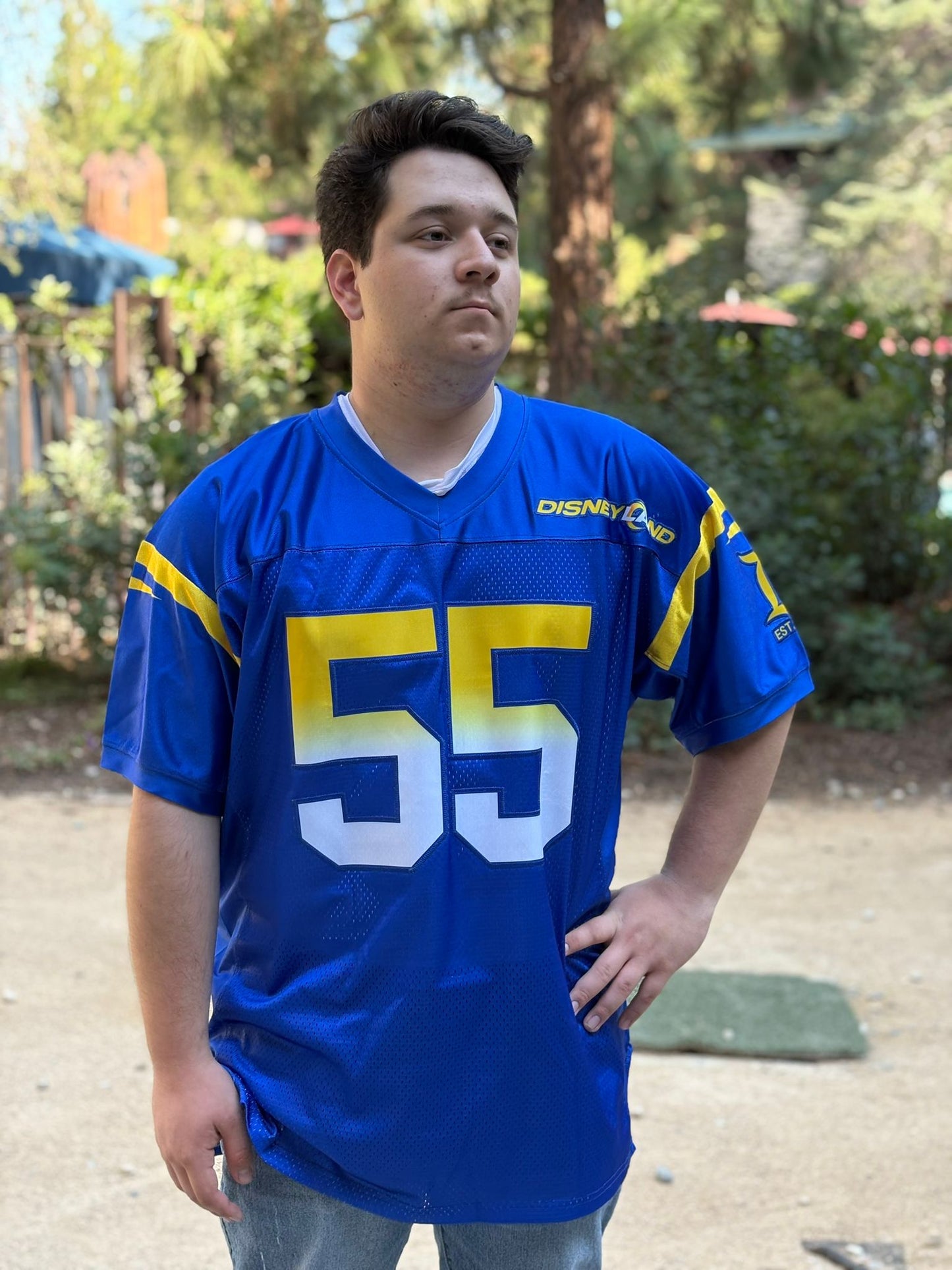 Disneyland Football Jersey (Rams Throwback Style)