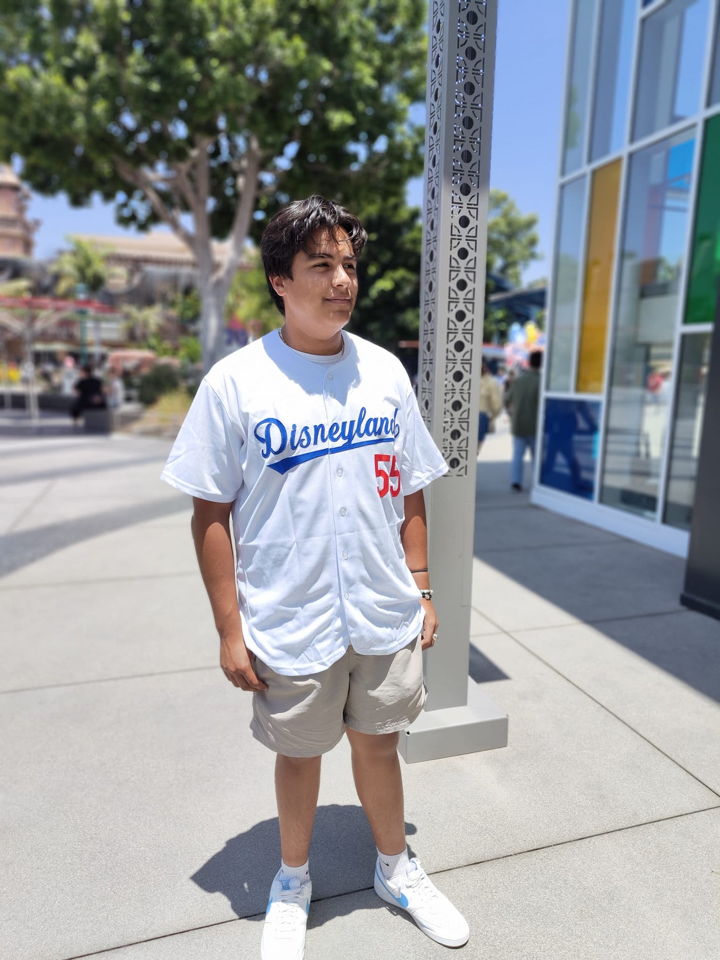 Disneyland Baseball Jersey (Dodgers White)
