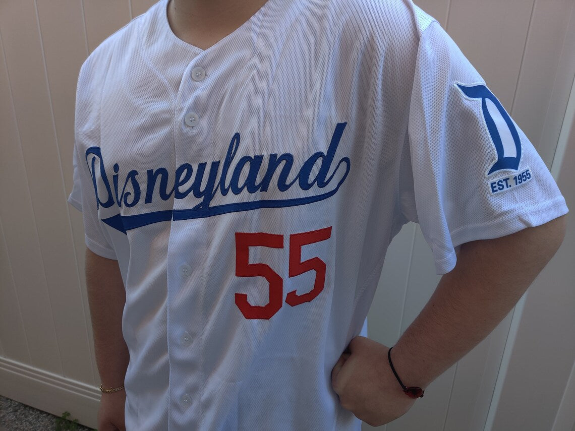 Disneyland Baseball Jersey (Dodgers White)