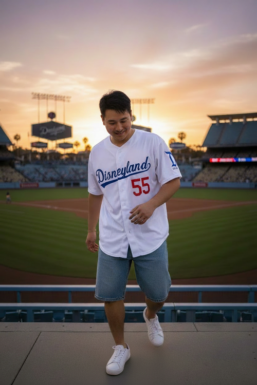 Baseball Jersey (Dodgers White)