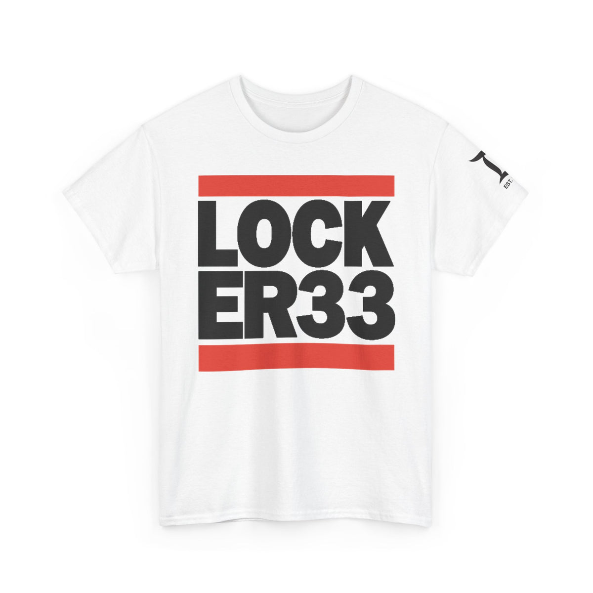 Locker33 Chest Graphic White T-Shirt