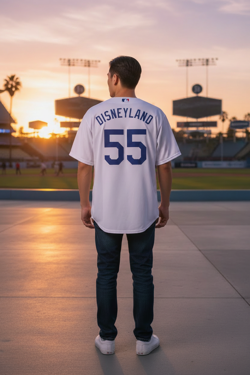 Baseball Jersey (Dodgers White)