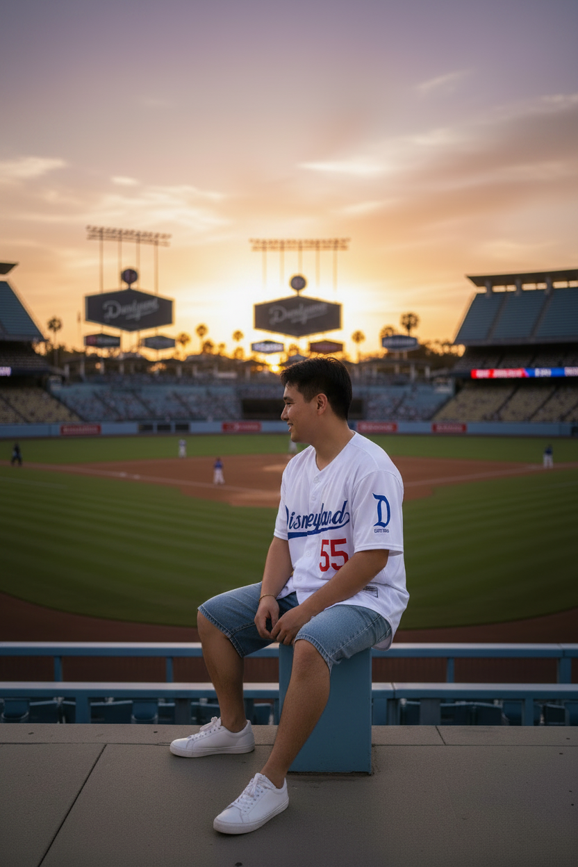 Baseball Jersey (Dodgers White)