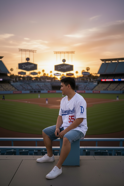 Disneyland Baseball Jersey (Dodgers White)