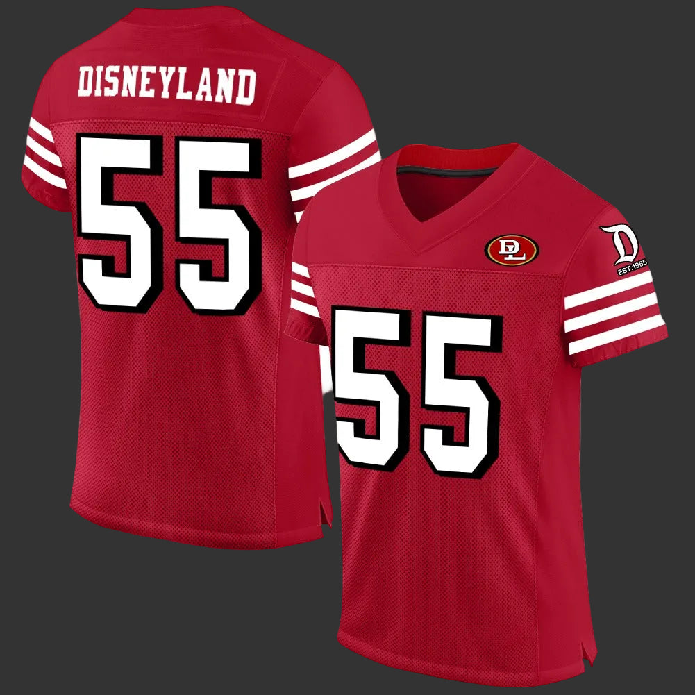 Disneyland Football Jersey (49ers Throwback Style)