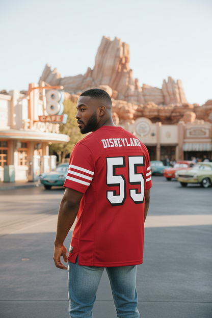 Disneyland Football Jersey (49ers Throwback Style)