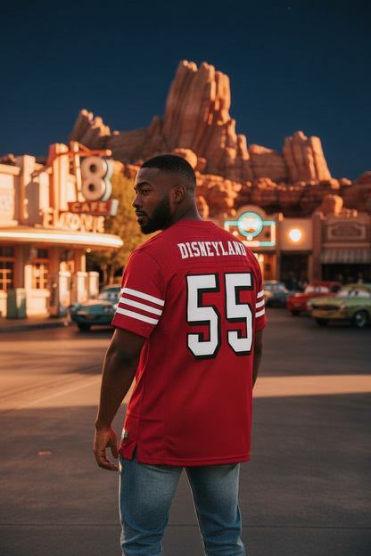 Disneyland Football Jersey (49ers Throwback Style)