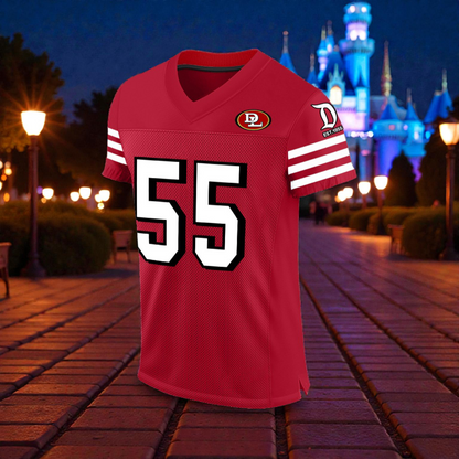 Disneyland Football Jersey (49ers Throwback Style)