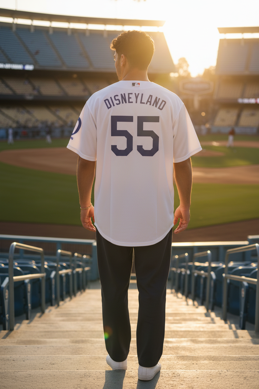 Baseball Jersey (Dodgers White)