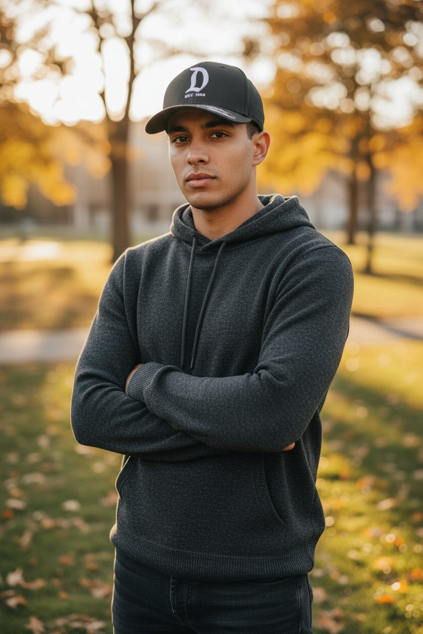 Disneyland Big "D" FlexFit Baseball Cap (Black)