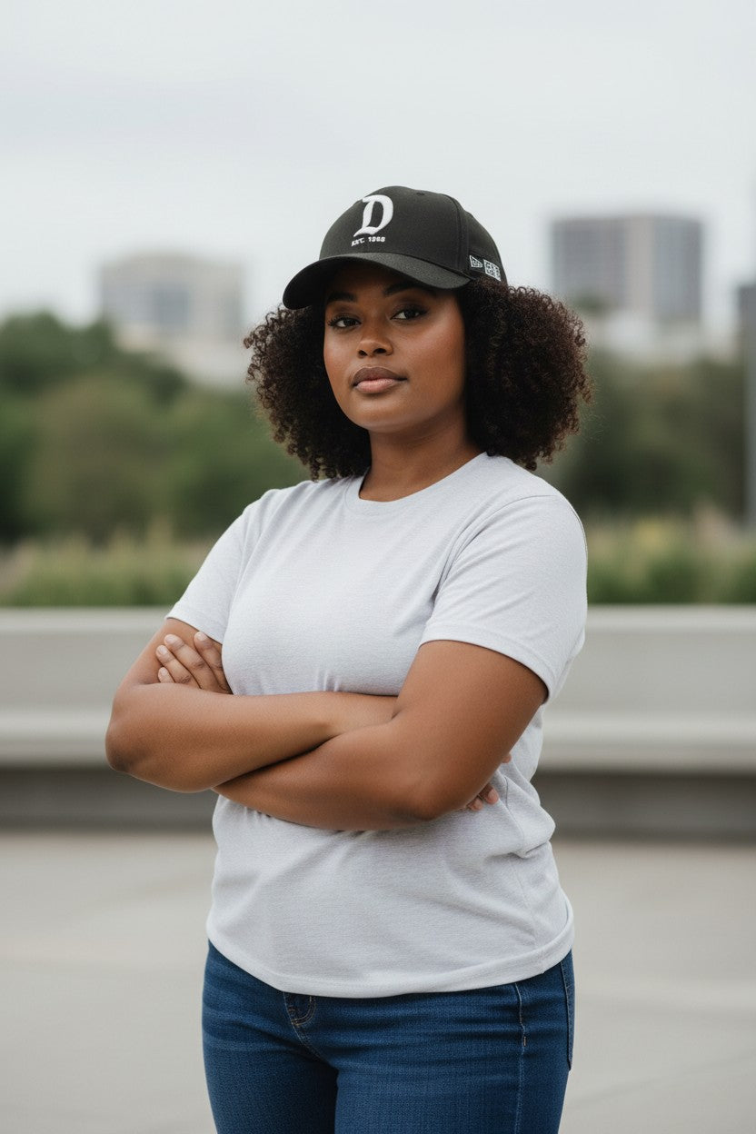 Disneyland Big "D" FlexFit Baseball Cap (Black)