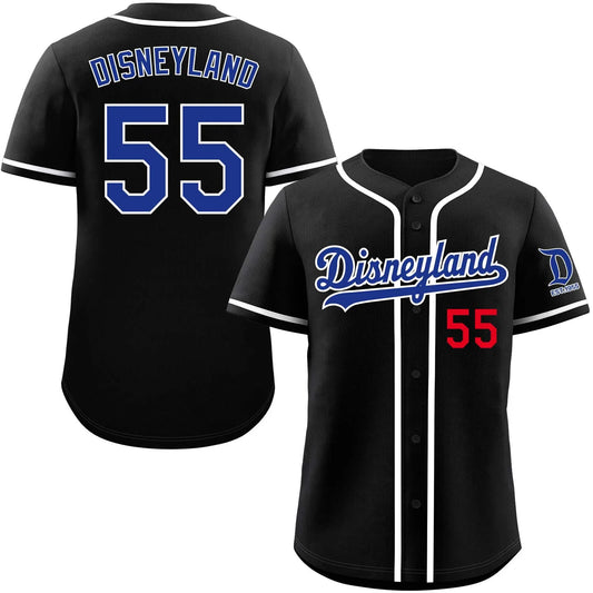 Disneyland Baseball Jersey (Dodgers Black)