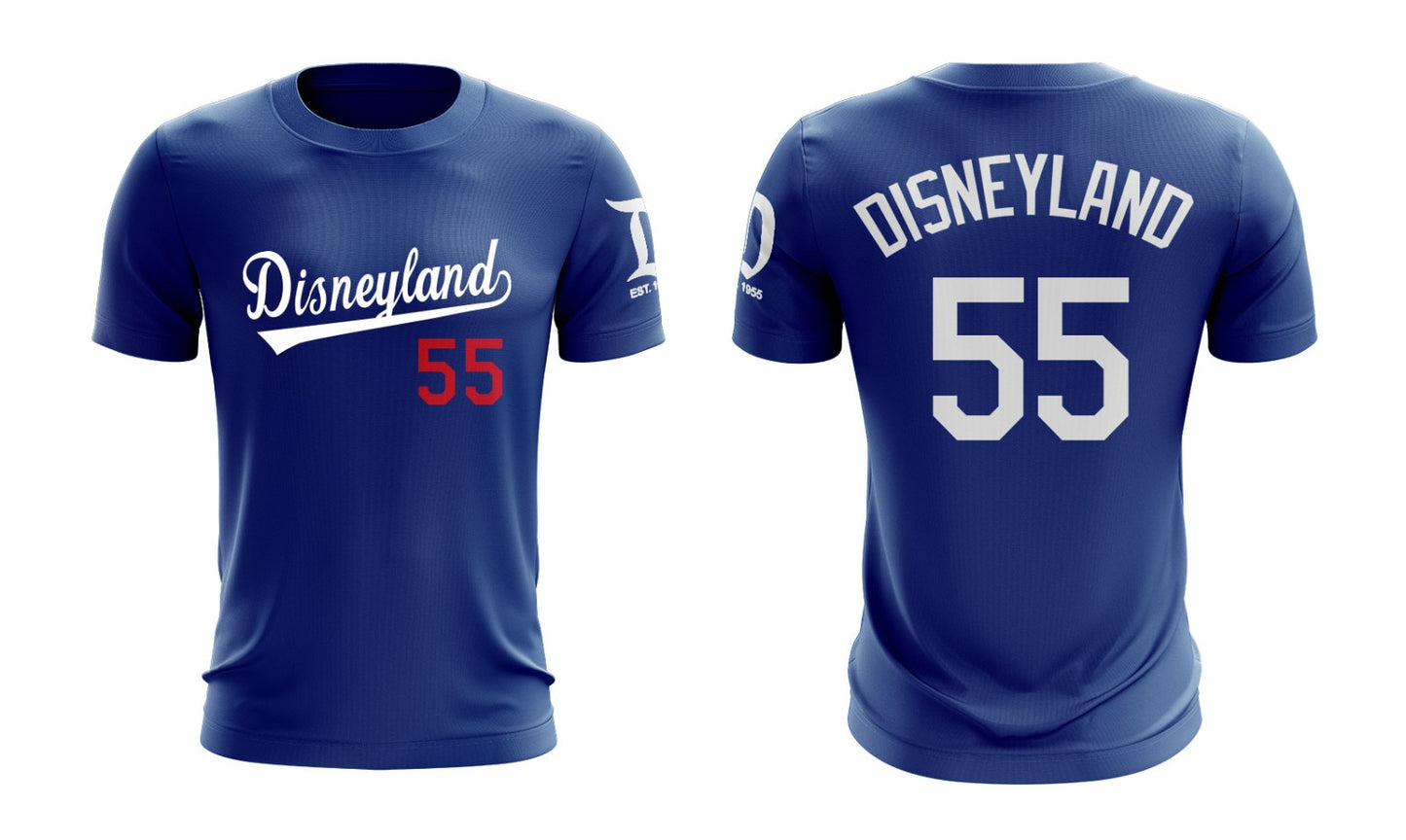 Disneyland Soccer Jersey (Blue Dodger Style) Slim fit