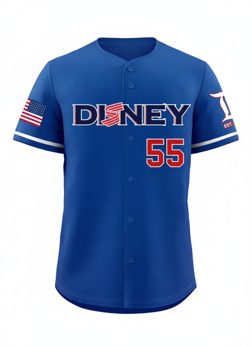 Disneyland Patriotic USA 250 Baseball Jersey (American True Blue)
