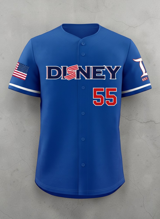 Disneyland Patriotic USA 250 Baseball Jersey (American True Blue)