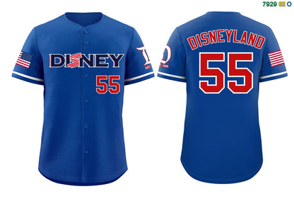 Disneyland Patriotic USA 250 Baseball Jersey (American True Blue)