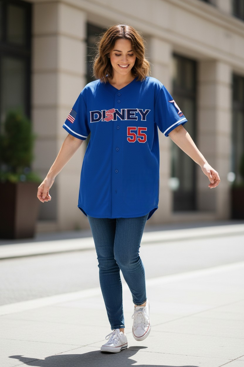 Disneyland Patriotic USA 250 Baseball Jersey (American True Blue)
