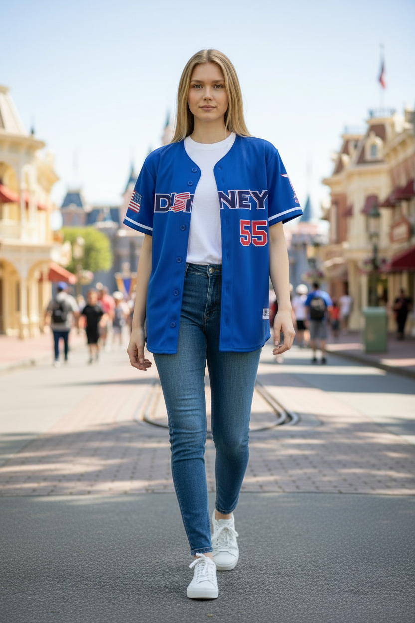 Disneyland Patriotic USA 250 Baseball Jersey (American True Blue)