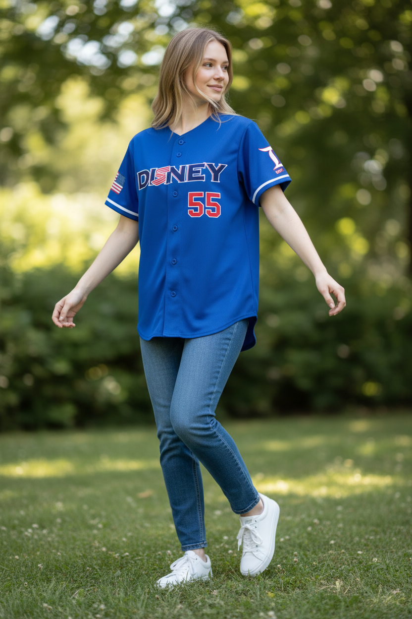 Disneyland Patriotic USA 250 Baseball Jersey (American True Blue)