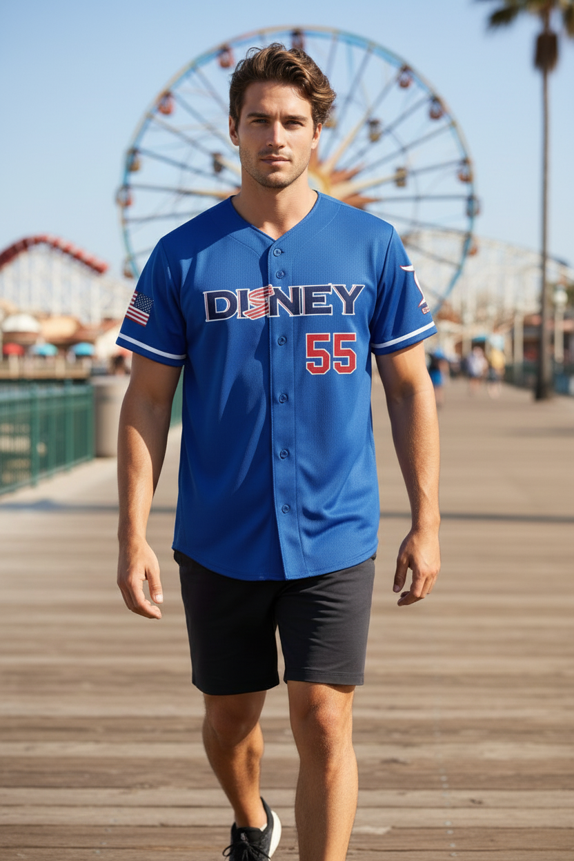 Disneyland Patriotic USA 250 Baseball Jersey (American True Blue)