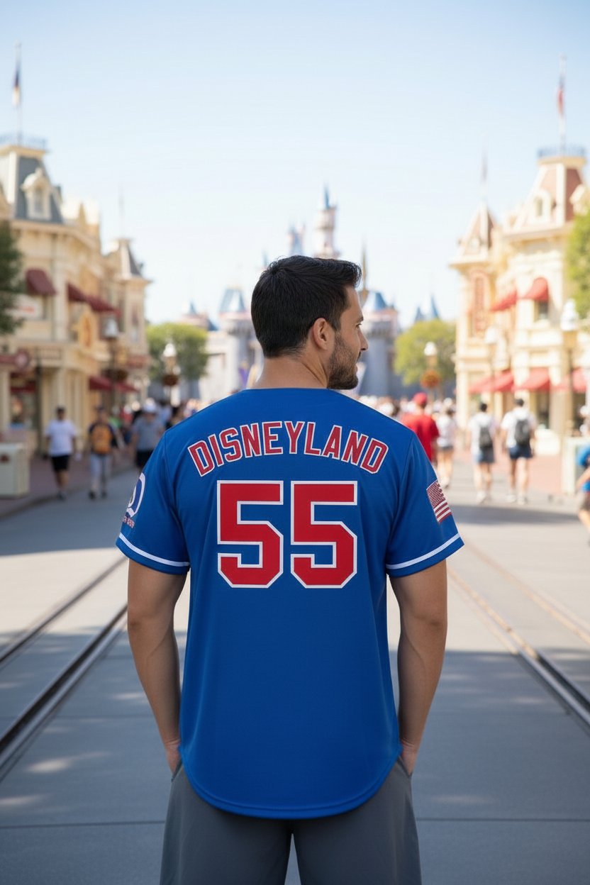 Disneyland Patriotic USA 250 Baseball Jersey (American True Blue)
