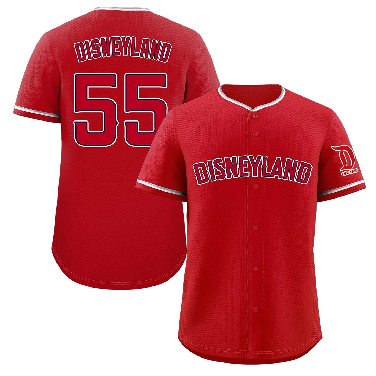 Disneyland Baseball Jersey (Angels Red)