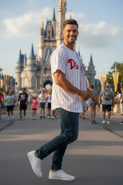 Disney World (Philadelphia Phillies Style) Embroidered Baseball Jersey