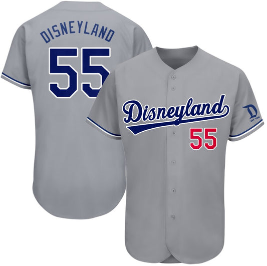 Disneyland Baseball Jersey (Dodgers Grey)