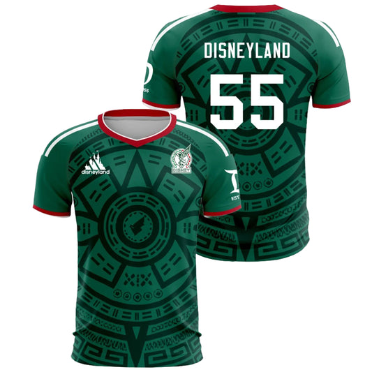 Mexico Soccer Jersey (Green) fitted style