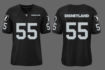 Disneyland Football Jersey (Raiders Loyal Silver & Black)