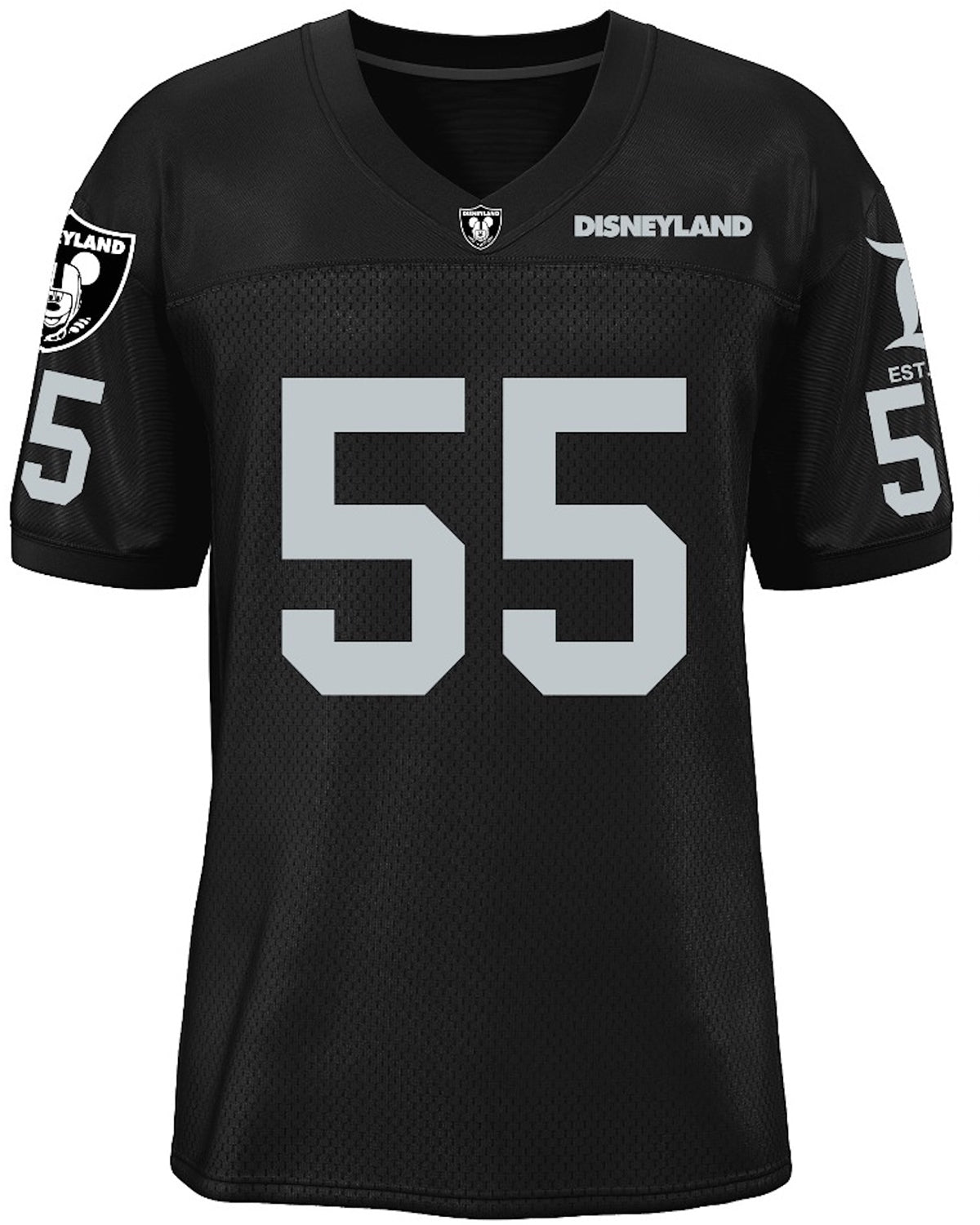 Disneyland Football Jersey (Raiders Loyal Silver & Black)