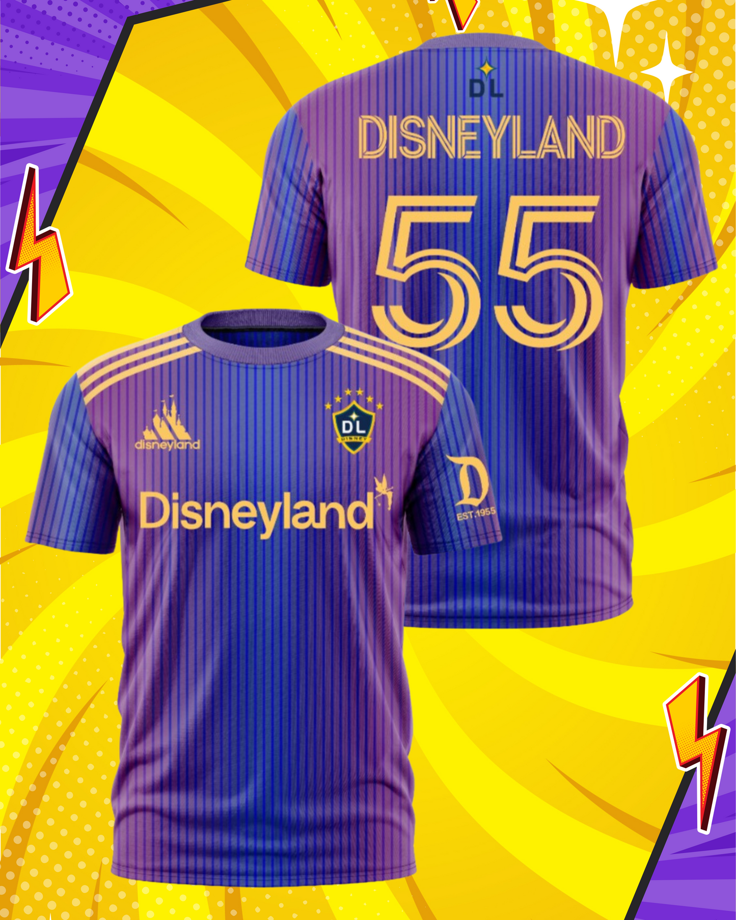 Disneyland (Galaxy style) Soccer Jersey