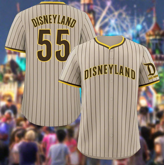 Disneyland Embroidered Jersey! (Padres Style - Limited to stock on hand)