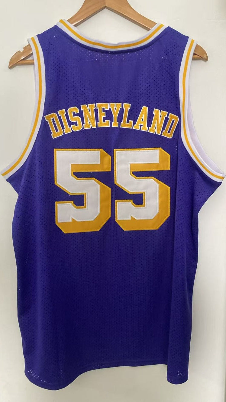 Basketball Jersey Embroidered Jersey (Lakers Purple & Gold)