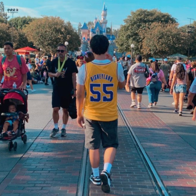 Basketball Jersey Embroidered Jersey (Lakers Yellow)