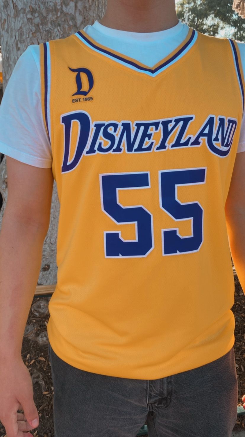 Basketball Jersey Embroidered Jersey (Lakers Yellow)